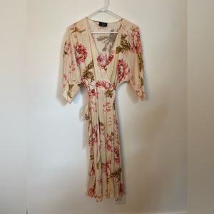 Vici floral wrap dress